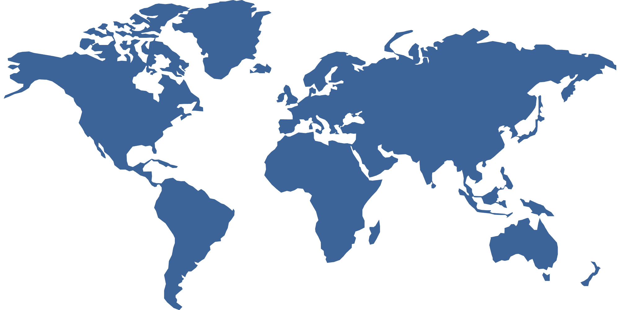 World map showing Dynamic Commerce Group office locations